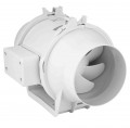 Ventilateur de conduit silencieux, 180 m3/h, 1 vitesse, tempo réglable, D 100 mm. (TD 160/100 T)