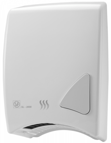 Sèche-mains avec bouton poussoir S&P Unelvent SL2008 1875W polycarbonate classe II