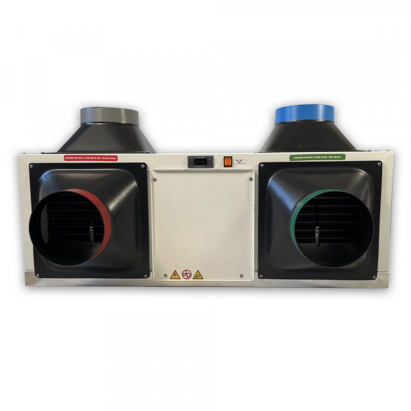Kit vmc double flux thermodynamique version horizontale (kit borneo 200 h)