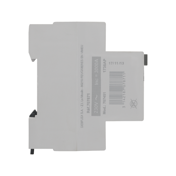 Interrupteur differentiel 2p 30ma 25a 2 modules type ac 