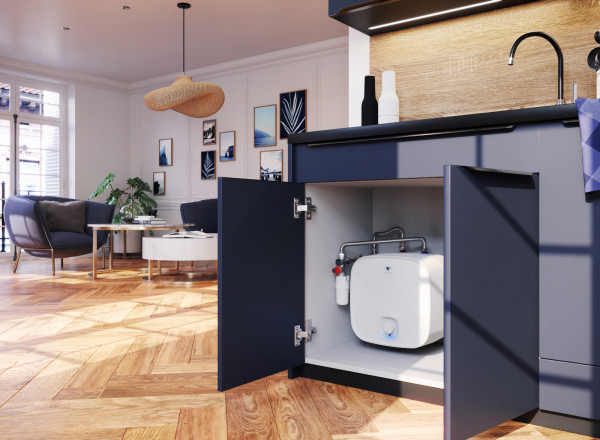 Chauffe-eau électrique 15L Thermor Ristretto sous evier petite capacité compact