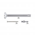 Renvoi d'angle Paulmann 1 paire 165mm chrome