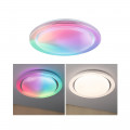 Applique/plafonnier rainbow dynamic rgb tunw led _w 450mm blanc/chrome