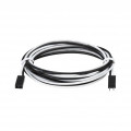 Lumitiles cables single colour 1x65cm 12v noir plastique
