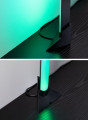 Lightbar base 2er set vertical noir/alu/plastique