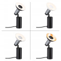 Runa lampe max 1x_w gu10 noir/anthracite 230v métal