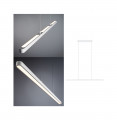Suspension lento grd led 1x_w blanc 230 v aluminium /plastique