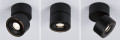 Kit luminaire en saillie paulmann spircle 36° 3000k 230/40v noir dép/alu - 93371