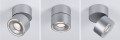Kit luminaire en saillie paulmann spircle 36° 3000k 230/40v chrome dép/alu - 93375