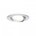 Paulmann Spot encastré LED Coin Nova rond 3x6,5W alu Orientables gradable 3 niveaux