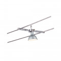 Spot sur câble Paulmann Togo - Sans Ampoule - Max. 10 W - GU5,3 - Chrome