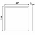 Elia pl-dali-m2-optique opale diffuse-cri 80 4000 k-ip20/ip40-cl ii-blanc