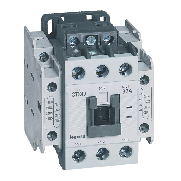 Contacteur de puissance Ctx 3p 32a 2no2nc 24v dc