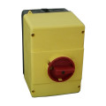 Boîtier ip 65 pour disjoncteur moteur mpx³ 32h /32ma - cde rotative jaune/rouge