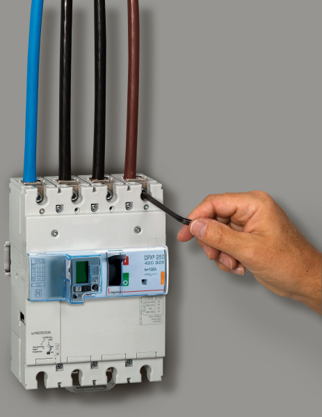 Disjoncteur de puissance dpx³ 250 - électronique différentiel - 25 kA - 4p - 100 A