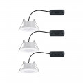 Kit enc vali bbc/ip65 rond orientable led 3x680lm 3000k 6,5w 230v blanc dépoli