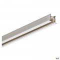 Eutrac®, rail 3 allumages, encastrable, intérieur, 2m, blanc