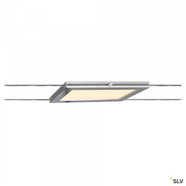Plytta, spot pour câble tendu t.b.t. tenseo, intérieur, chrome, led, 9w, 2700k