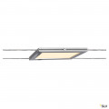 Plytta, spot pour câble tendu t.b.t. tenseo, intérieur, chrome, led, 9w, 2700k