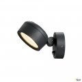 Eskina spot sensor, applique et plafonnier extérieur, anthracite, led, 14,5w, 3000k/4000k, ip54, détecteur de mouvements, variable triac