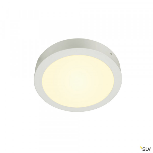 Senser 24, applique et plafonnier intérieur, rond, blanc mat, led, 14,6w, 3000k, variable triac