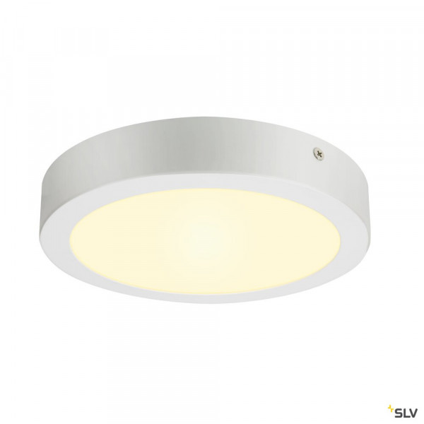 Senser 24, applique et plafonnier intérieur, rond, blanc mat, led, 14,6w, 3000k, variable triac