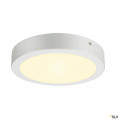 Senser 24, applique et plafonnier intérieur, rond, blanc mat, led, 14,6w, 3000k, variable triac