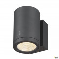 Enola, applique extérieure, rond, m, anthracite, led, 10w, 3000k/4000k, ip65