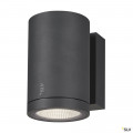 Enola, applique extérieure, rond, m, anthracite, led, 10w, 3000k/4000k, ip65