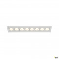 Milandos 8, encastré de plafond intérieur, blanc, led, 16w, 2700k