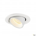 Numinos® gimble s, encastré de plafond intérieur, 20°, blanc, led, 8,6w, 3000k