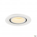 Numinos® gimble s, encastré de plafond intérieur, 20°, blanc, led, 8,6w, 3000k