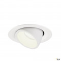 Numinos® gimble m, encastré de plafond intérieur, 40°, blanc, led, 17,5w, 4000k