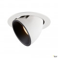 Numinos® gimble xl, encastré de plafond intérieur, 55°, blanc/noir, led, 37,4w, 2700k