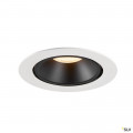 Numinos® gimble xl, encastré de plafond intérieur, 55°, blanc/noir, led, 37,4w, 2700k