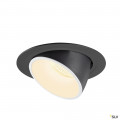 Numinos® gimble xl, encastré de plafond intérieur, 40°, noir/blanc, led, 37,4w, 3000k