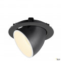 Numinos® gimble xl, encastré de plafond intérieur, 40°, noir/blanc, led, 37,4w, 3000k