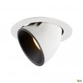 Numinos® gimble xl, encastré de plafond intérieur, 20°, blanc/noir, led, 37,4w, 3000k