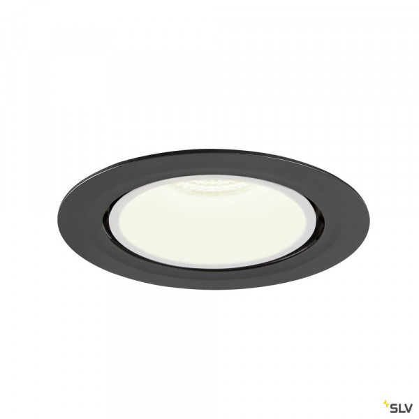 Numinos® gimble xl, encastré de plafond intérieur, 20°, noir/blanc, led, 37,4w, 4000k