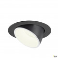 Numinos® gimble xl, encastré de plafond intérieur, 55°, noir/blanc, led, 37,4w, 4000k