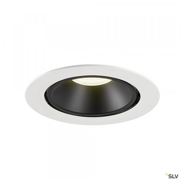 Numinos® gimble xl, encastré de plafond intérieur, 20°, blanc/noir, led, 37,4w, 4000k