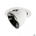 Numinos® gimble xl, encastré de plafond intérieur, 20°, blanc/chrome, led, 37,4w, 4000k