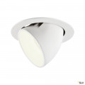 Numinos® gimble xl, encastré de plafond intérieur, 55°, blanc, led, 37,4w, 4000k