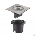 Rocci 200, encastré de sol extérieur, carré, inox, led, 16w, 3000k, ip65/ip67