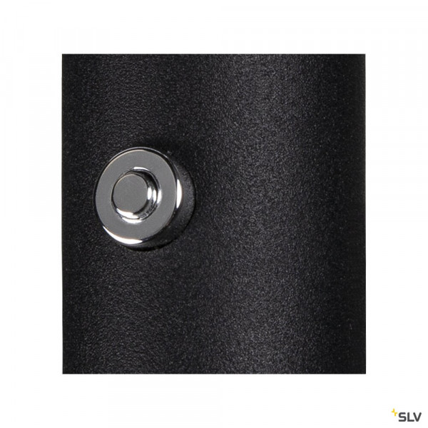 Karpo goose, applique intérieure, liseuse, noir, led, 5,8w, 3000k, variable