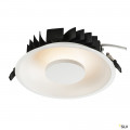 Occuldas. encastré de plafond rond. blanc. 30 smd led 3000k. 22w