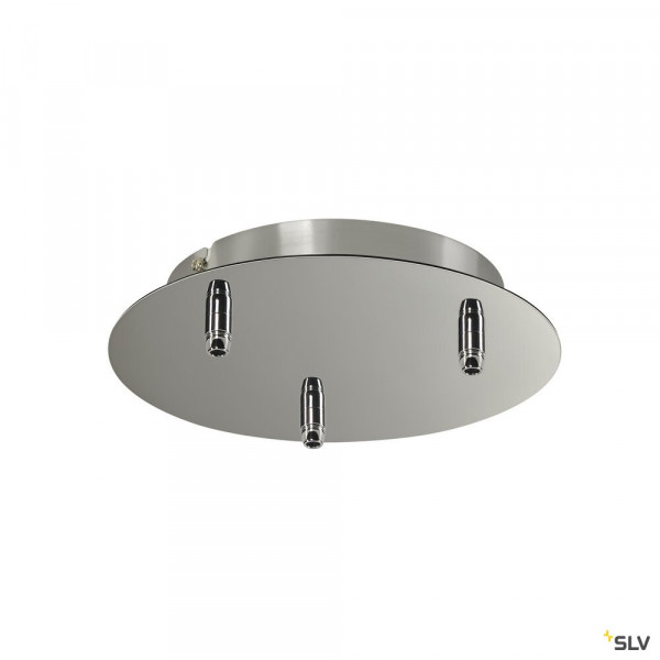 Fitu 3. patère 3 passe-fils. rond. chrome