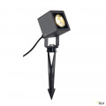 NAUTILUS SQUARE LED spot, carré, anthracite, 6W, 3000K