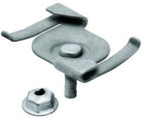 Clips avec boulon m4x16mm pour t de faux plafond 25mm