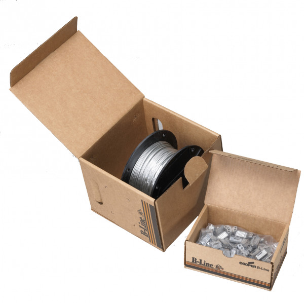 Kit composé de 50 bkc200 + 152m de câblette Ø3mm